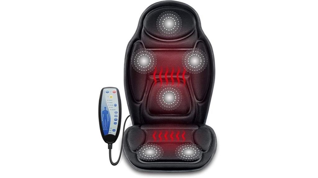 heated vibrating massage cushion