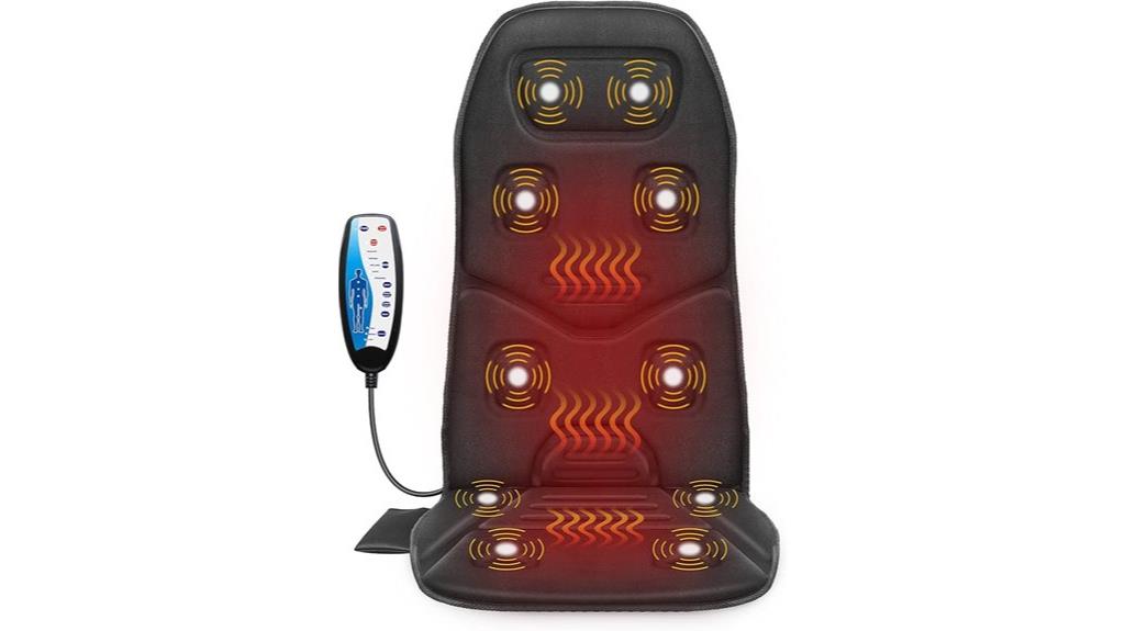 heated vibrating massage cushion