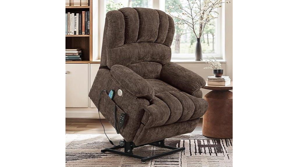 heating and massage recliner