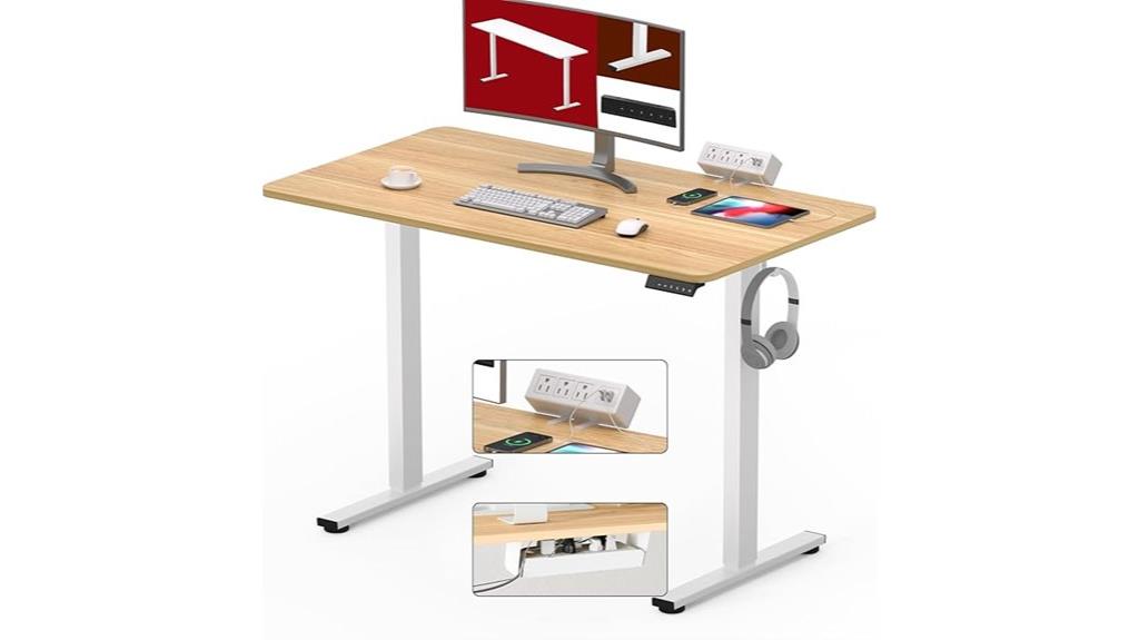 height adjustable electric desk