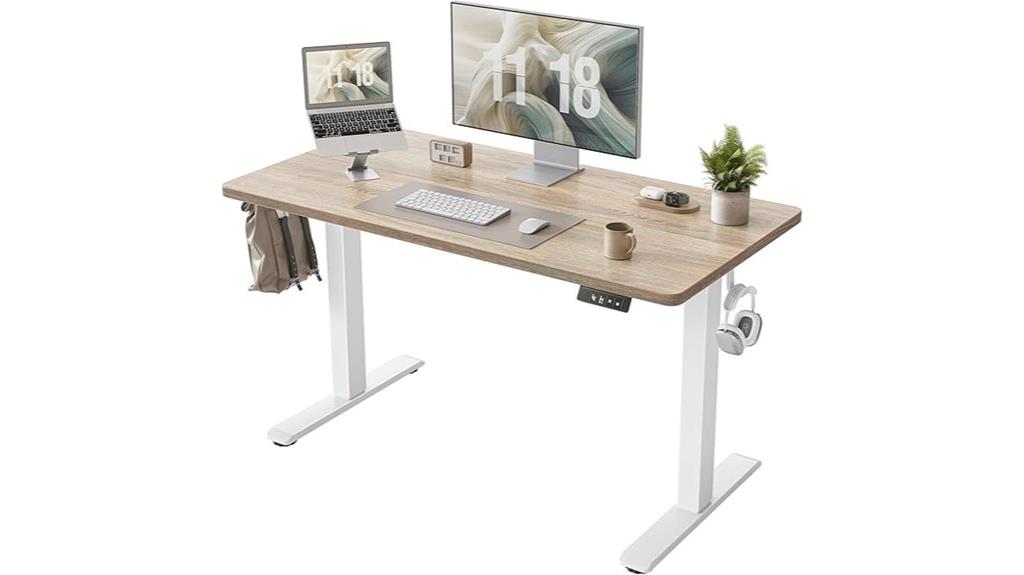 height adjustable standing desk