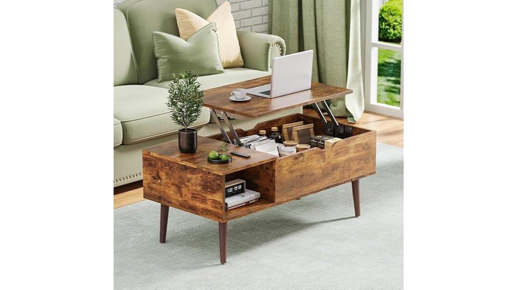 hidden compartment coffee table