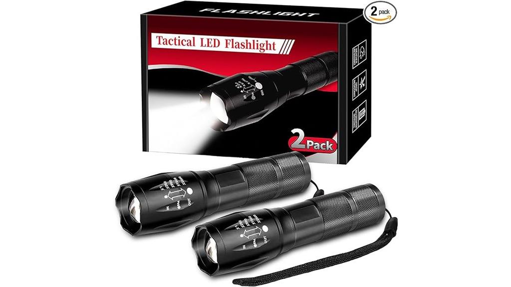 high lumens tactical flashlights