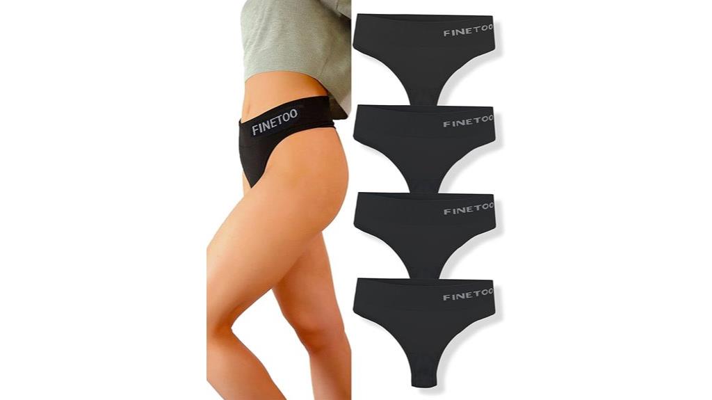 high waist thong pack