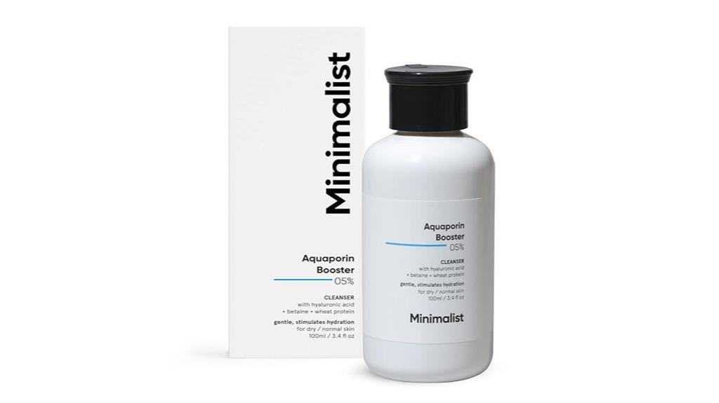 hydrating face wash formula