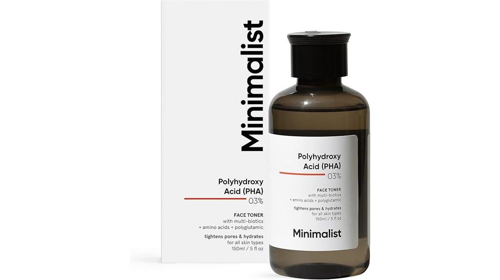 hydrating pha toner formula