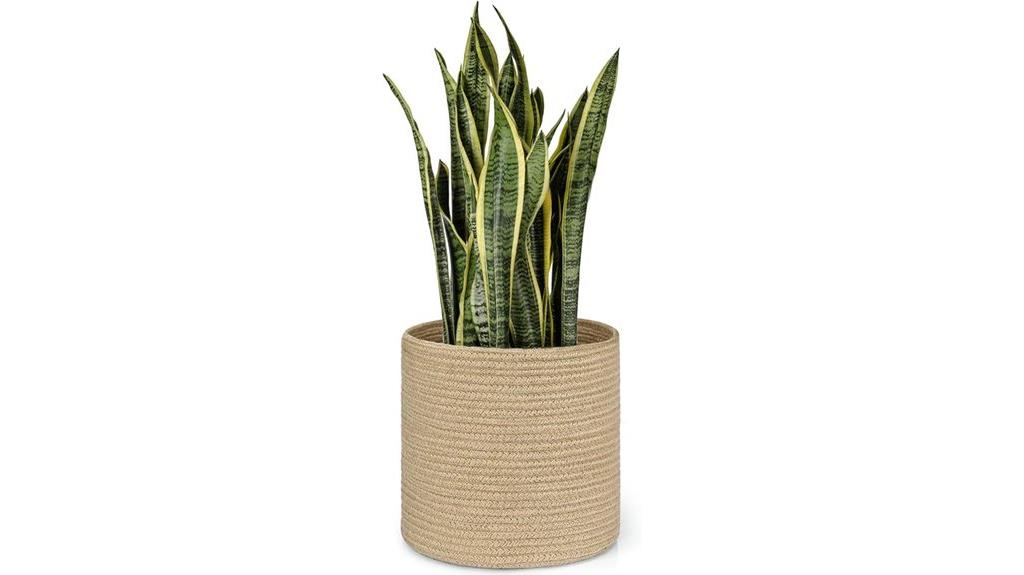 indoor jute rope basket