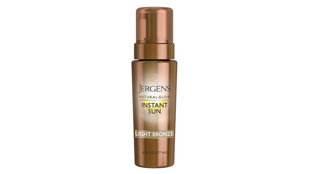 instant sun body mousse