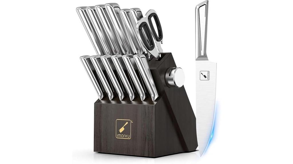japanese knife set block