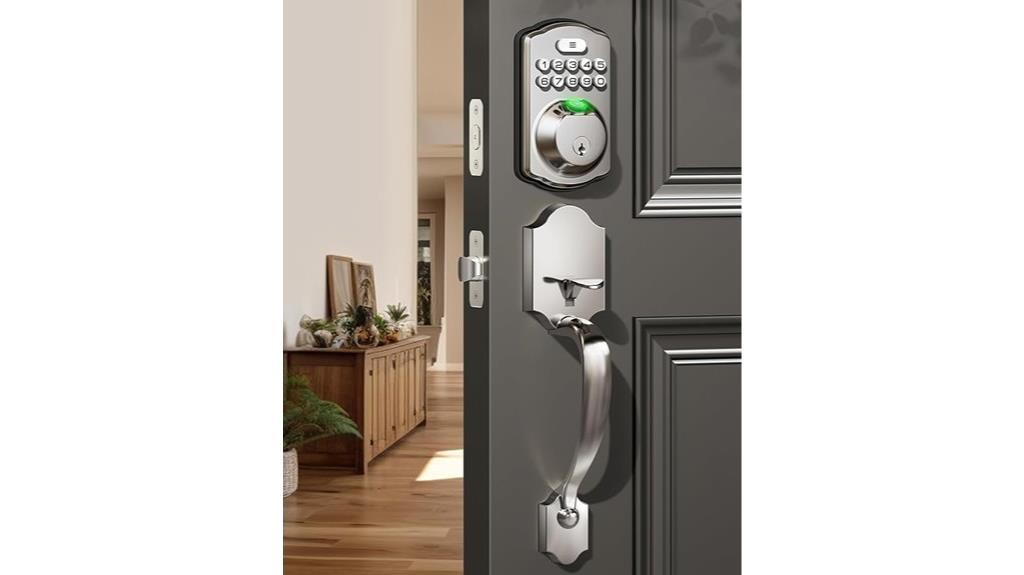 keyless fingerprint door lock