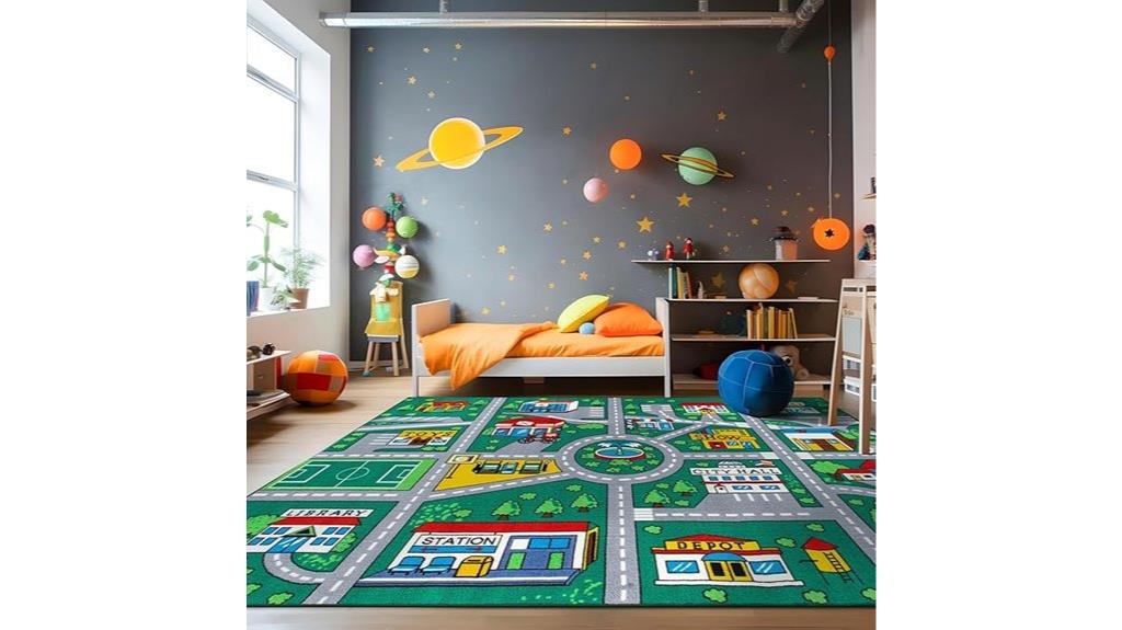 kids playmat road rug