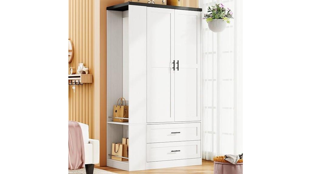 large mirror wardrobe closet