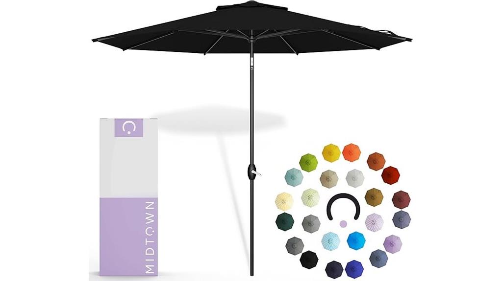 large outdoor patio umbrella