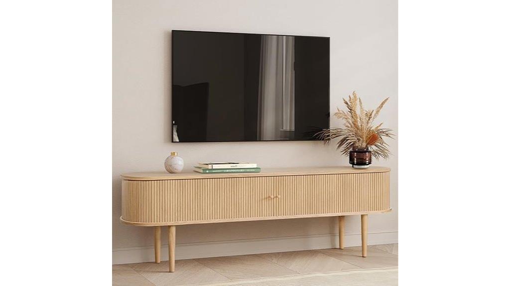 large tv stand storage