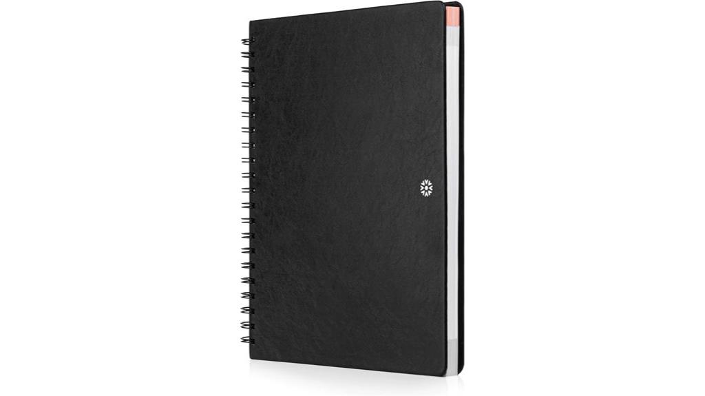 large undated planner notebook