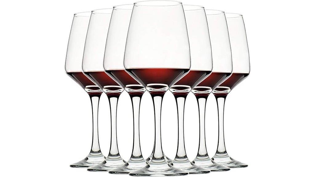 lead free durable wine glasses