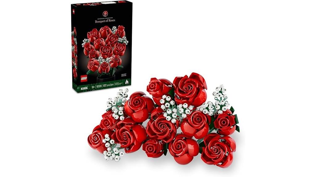 lego rose building set
