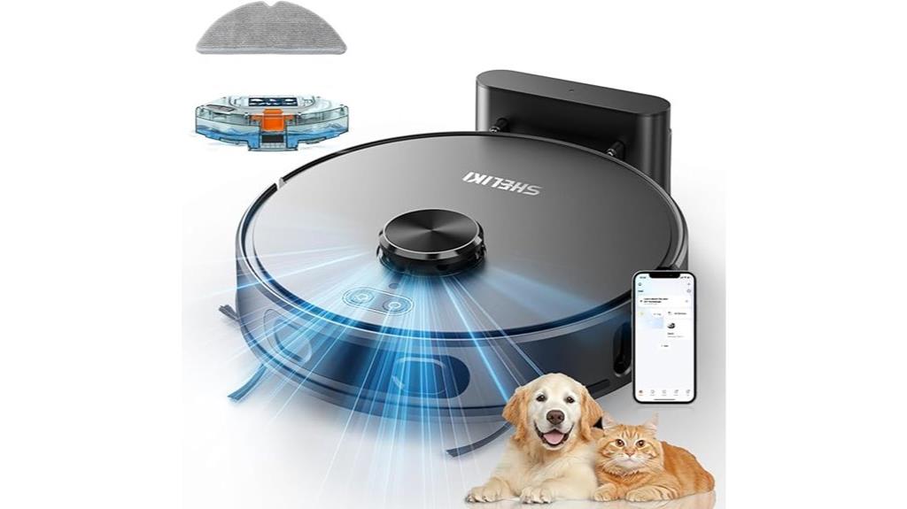 lidar navigation robotic cleaner