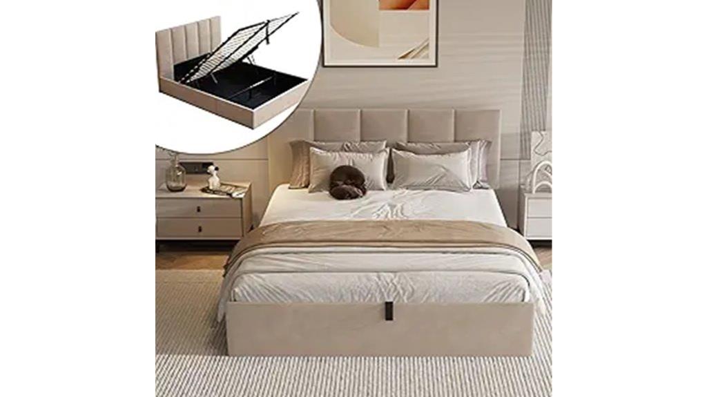lift up storage bed frame