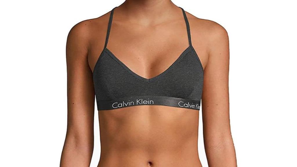 lightly lined cotton bralette