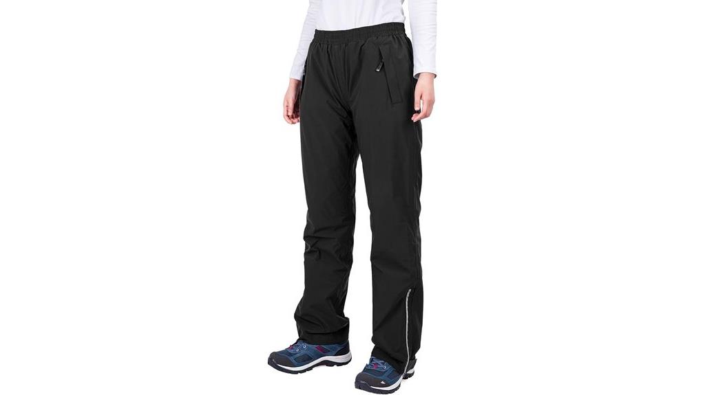 lightweight waterproof rain pants