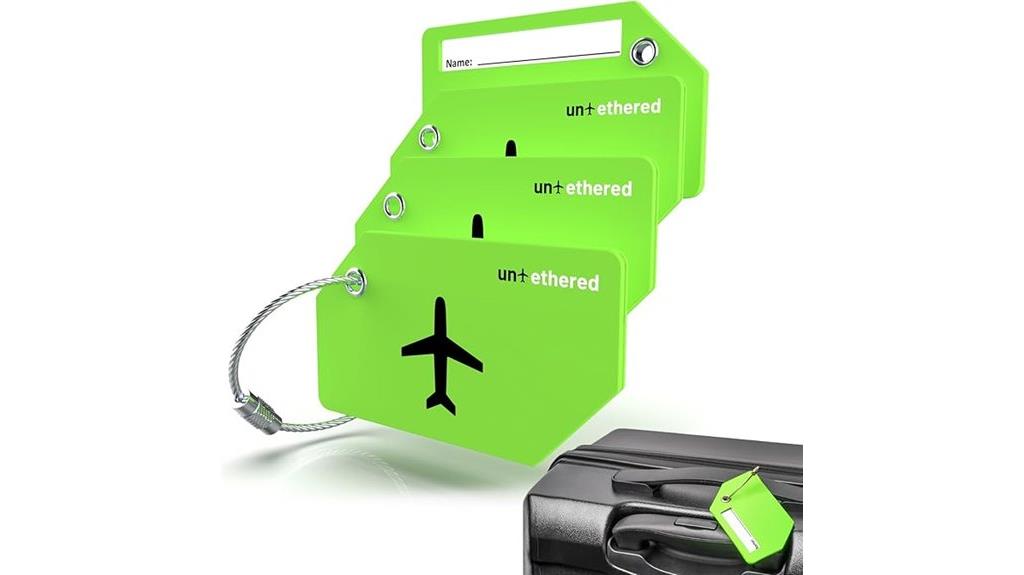luggage tag set bundle