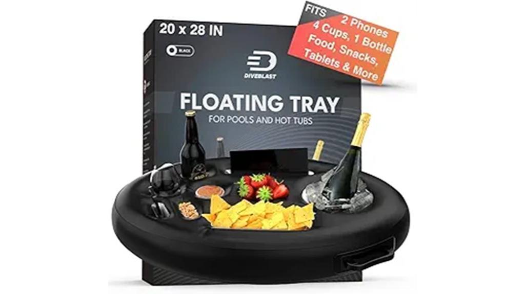 luxury pool drink holder