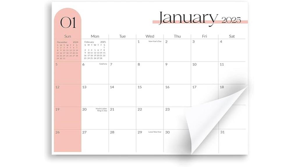 magnetic refrigerator calendar 2024 2025