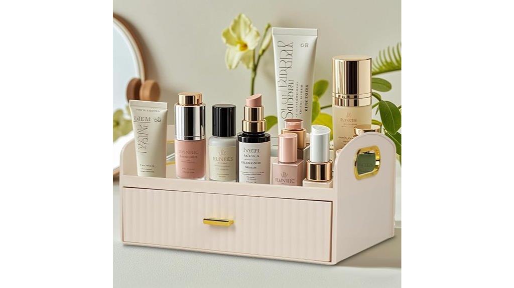 makeup organizer with drawers