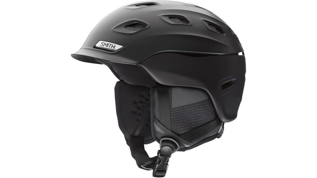 matte slate snow helmet