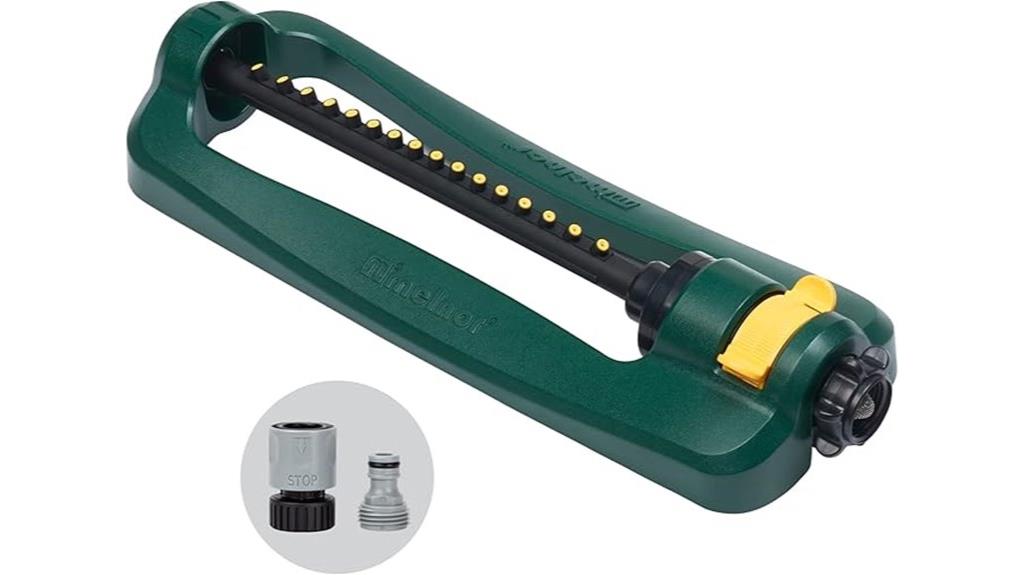 melnor turbotek oscillating sprinkler