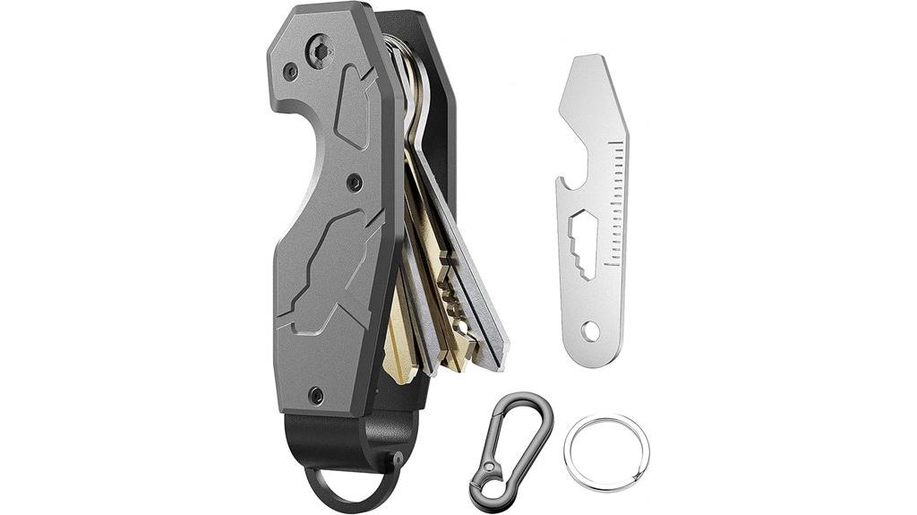 men s keychain organizer tool