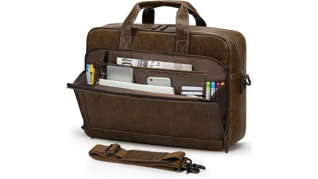 men s leather laptop bag