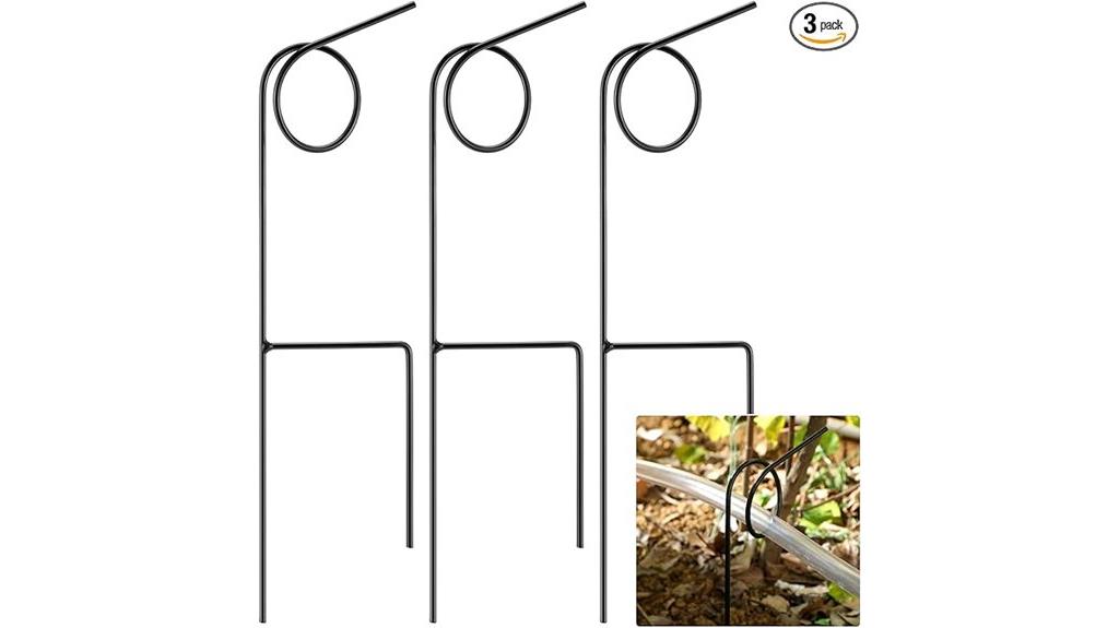 metal garden stake guides