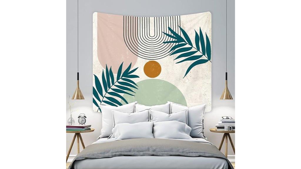mid century abstract tapestry