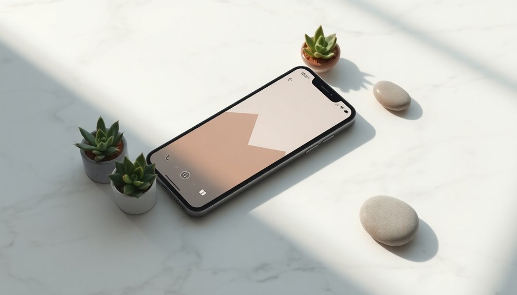 minimalism in app design