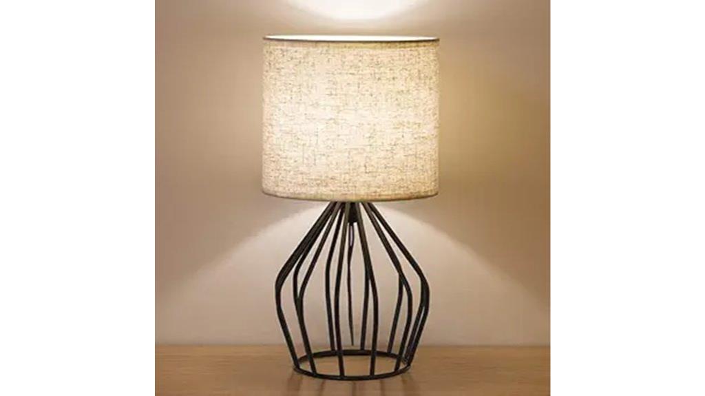 minimalist black table lamp