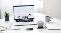 minimalist blog layout design