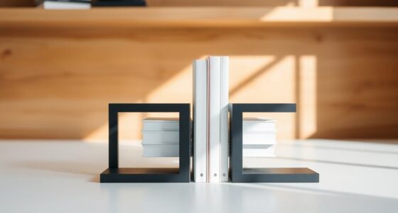 minimalist bookends for decor