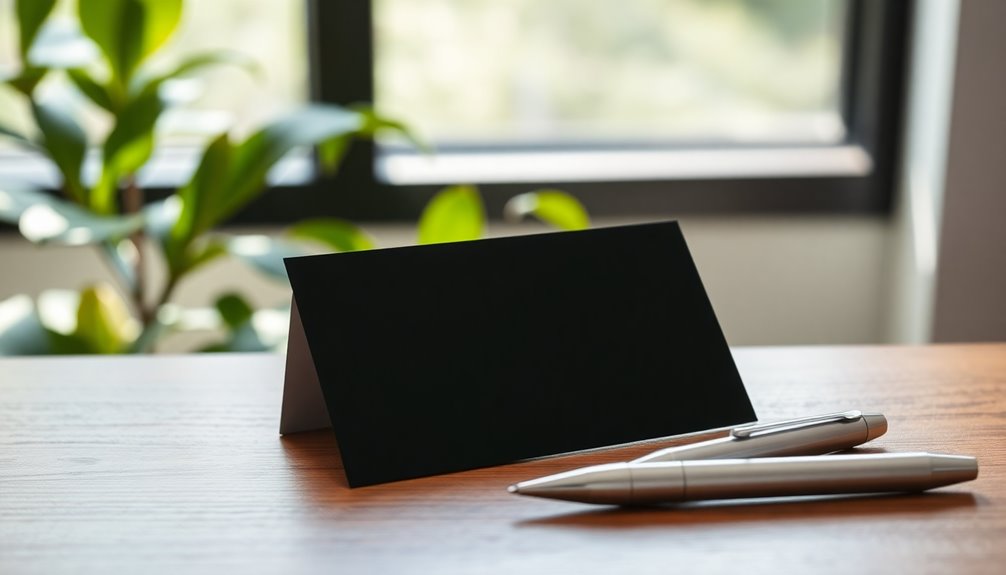 minimalist business card benefits