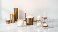 minimalist candle holders collection