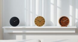 minimalist clocks home decor