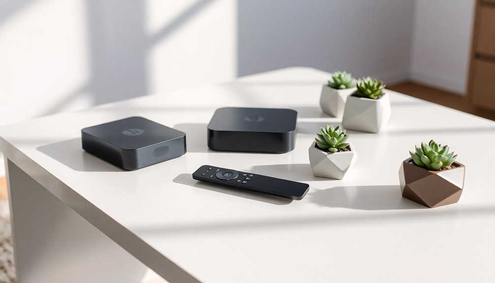 minimalist entertainment streaming devices