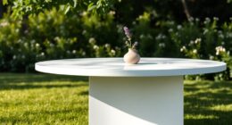 minimalist garden table options