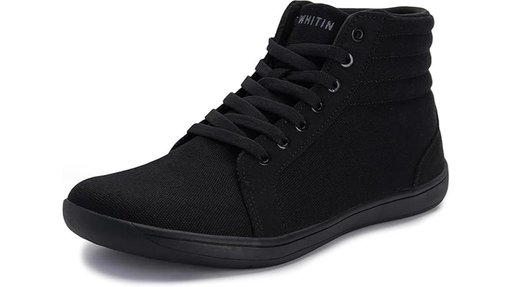 minimalist hi top sneakers