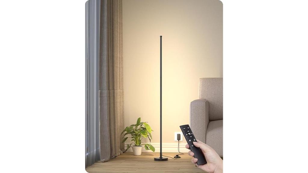 minimalist led corner lamp