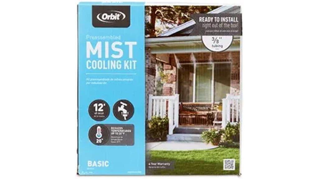 minimalist outdoor cooling system