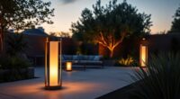 minimalist outdoor lighting options