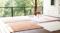 minimalist outdoor rugs selection