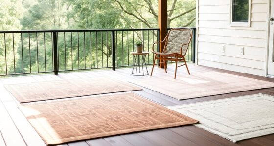 minimalist outdoor rugs selection